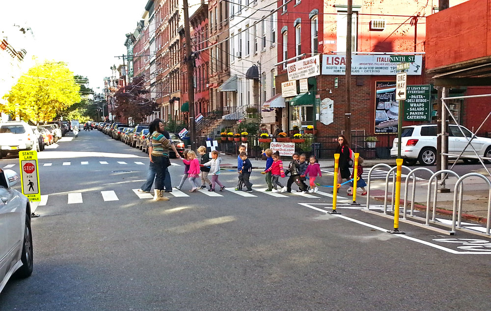 Children on a day care field trip in Hoboken, NJ. Source: City of Hoboken