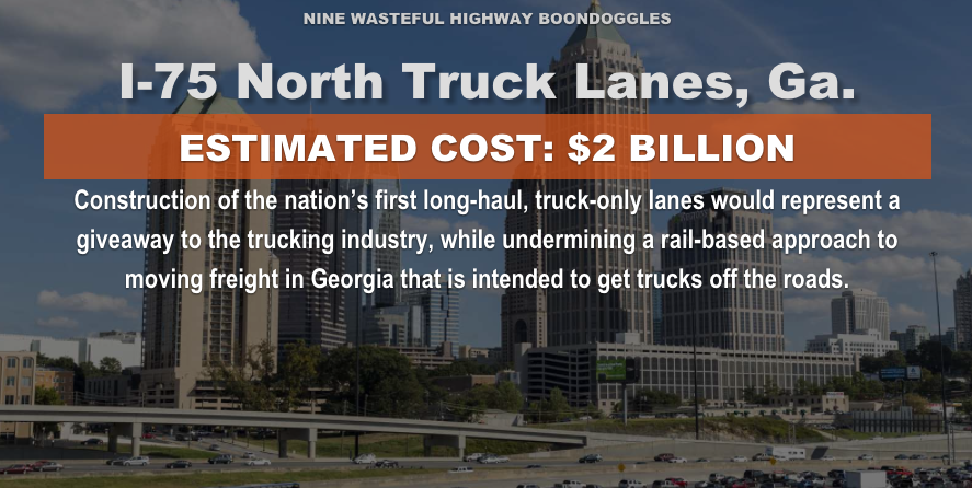 Click to view larger. (Graphic from Highway Boondoggles 3 report)