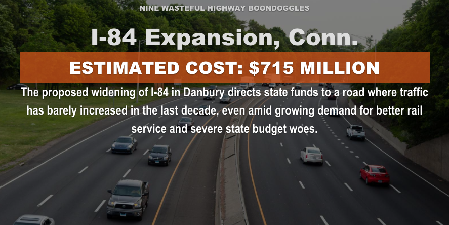 Graphic from the Highway Boondoggles 3 report. Read the full report.