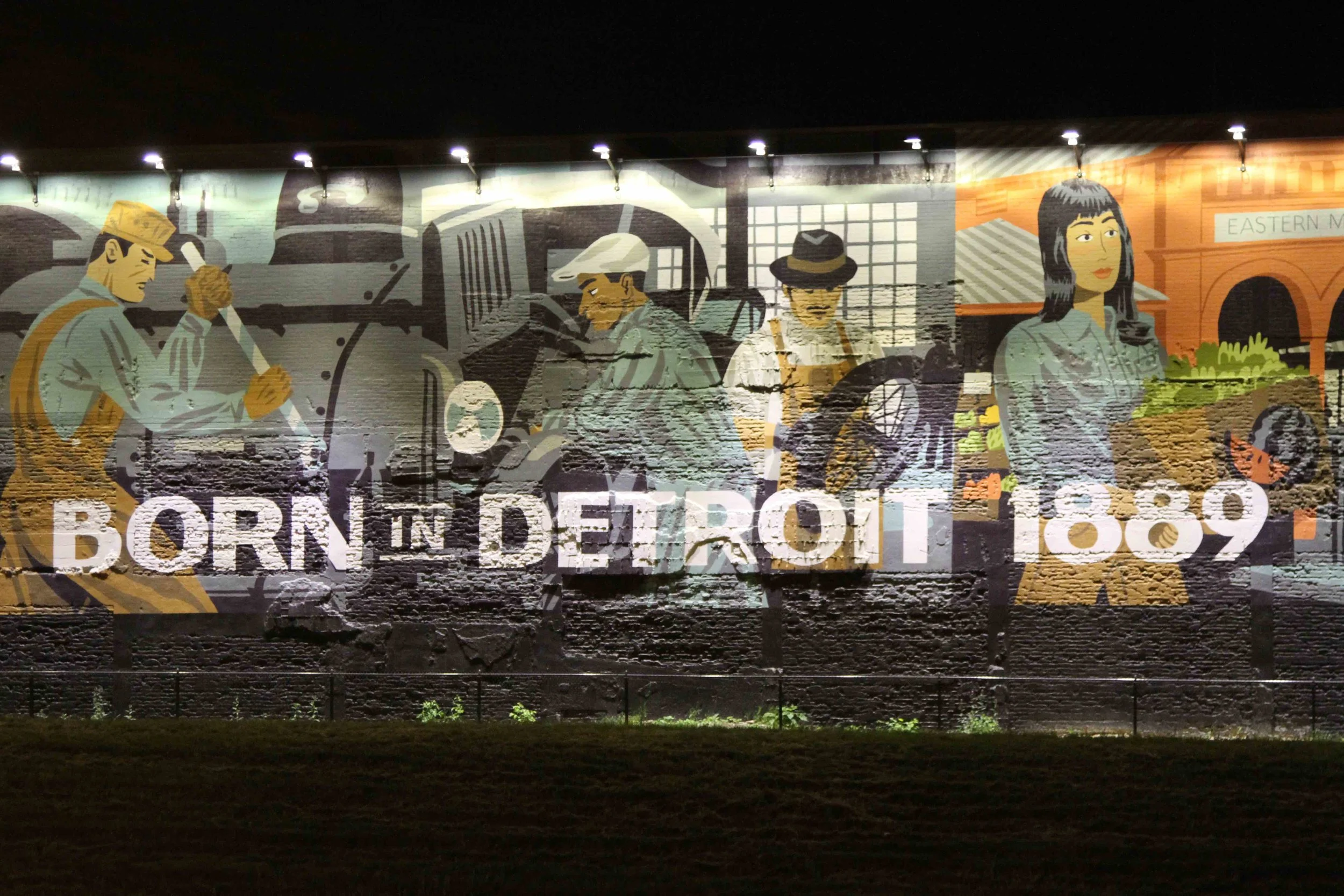 A mural in Detroit (Photo by Johnny Sanphillippo)