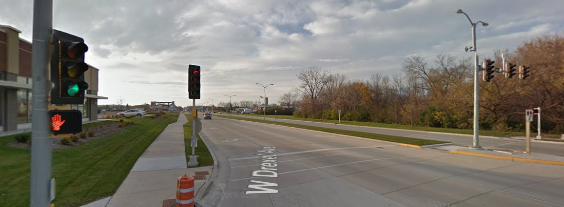 Nice bike route, huh? (Image from Google Earth)