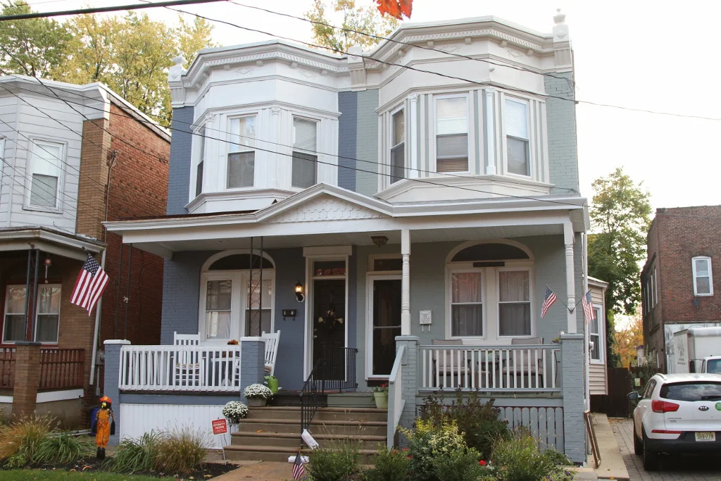 "Missing middle" housing, i.e. a duplex (Photo by Johnny Sanphillippo)