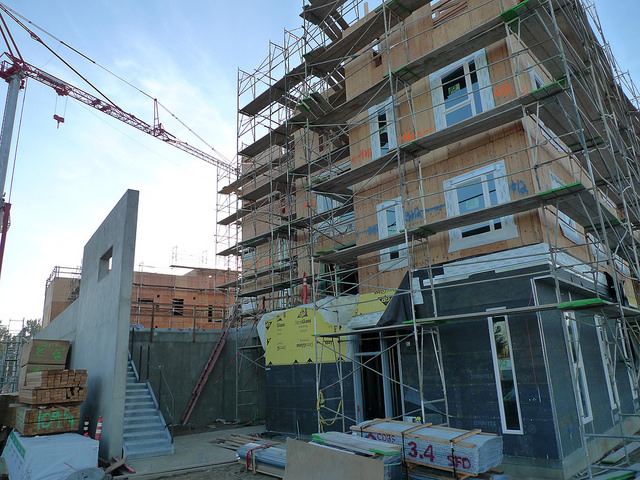 Affordable housing under construction in West Sacramento, CA (Photo by Mark Hogan )