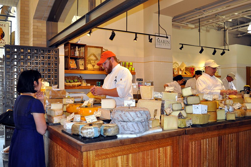 Cowgirl Creamery stand (Source: Joe Mabel )