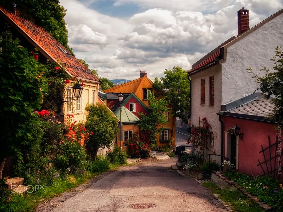 Damstredet St, Oslo, Norway (Source)