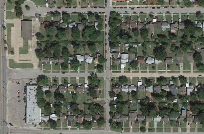 Culs-de-sac, drive-thrus and surface parking lots are NOT what this neighborhood needs. (Photo: Google Maps)