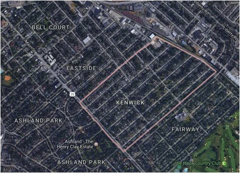 Kenwick, Lexington, Kentucky. (Google Maps)