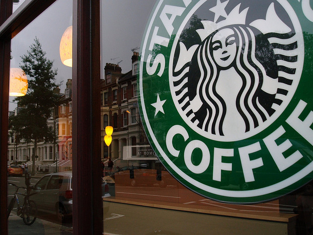 Many people view the opening of chain businesses like Starbucks as a signifier of gentrification. (Source: lilivanili )