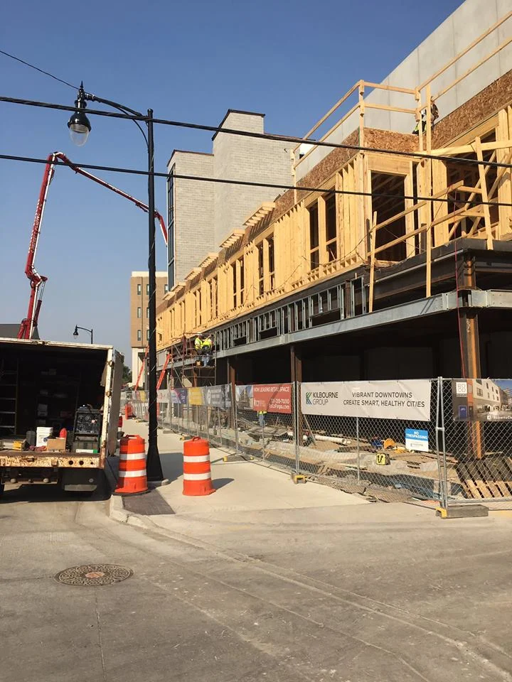 Roberts Commons under construction (Source: Kilbourne Group Facebook page)