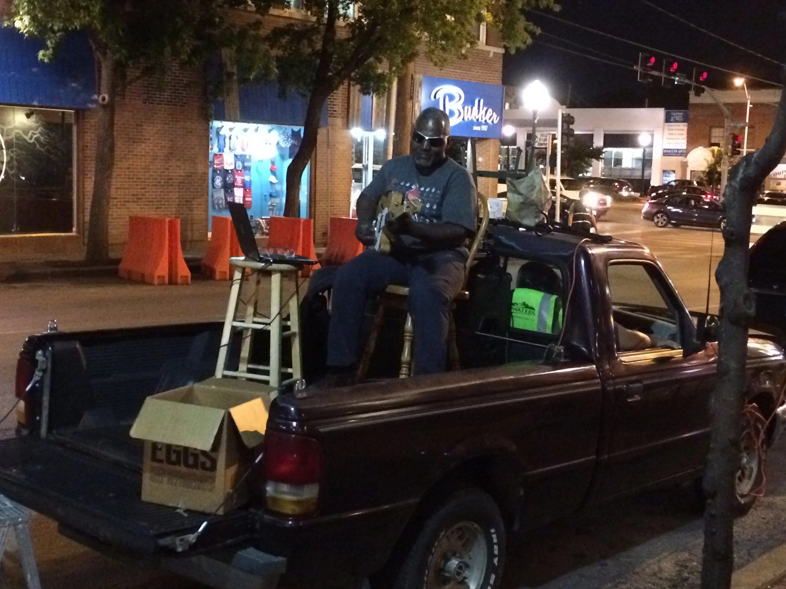 There's more than one way to liven up a street. (Photo by Sarah Kobos)