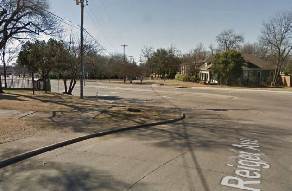 These streets used to connect in a straight line.