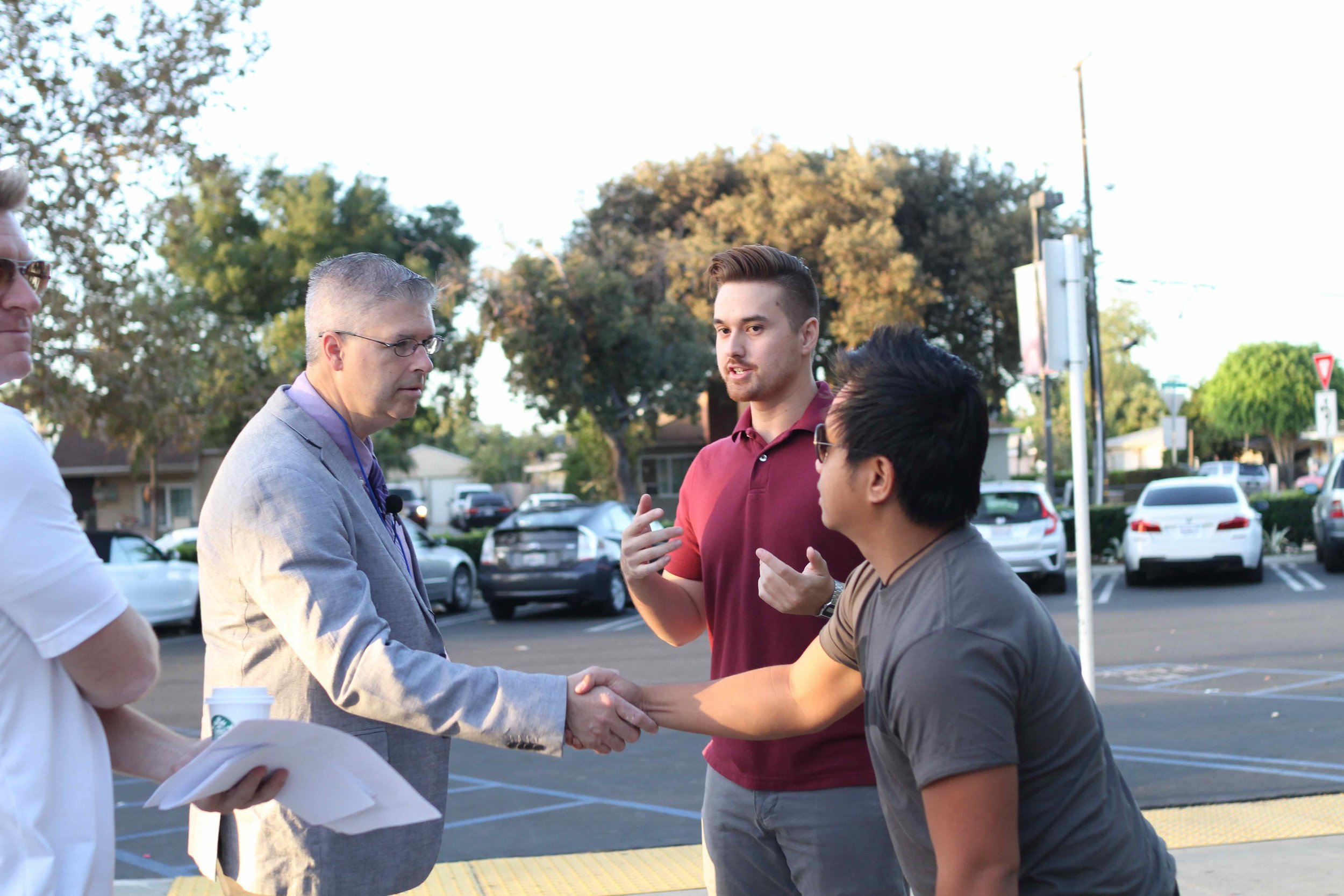 Chuck Marohn meets with residents in Santa Ana, California for an event earlier this fall (Source: AHOC)