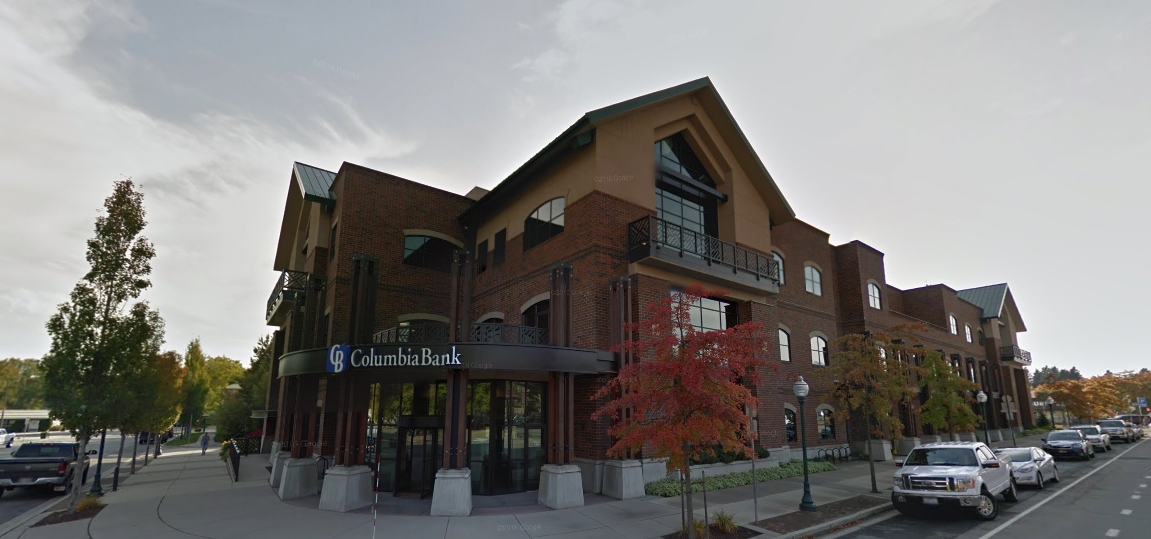 The new Columbia Bank building (Source: Google Maps)