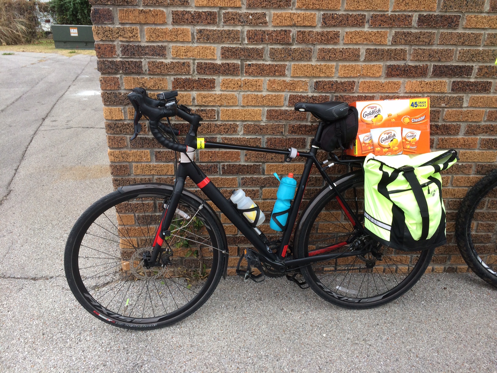 Panniers and a rear rack allow you to carry all kinds of cargo. (Photo by Sarah Kobos)