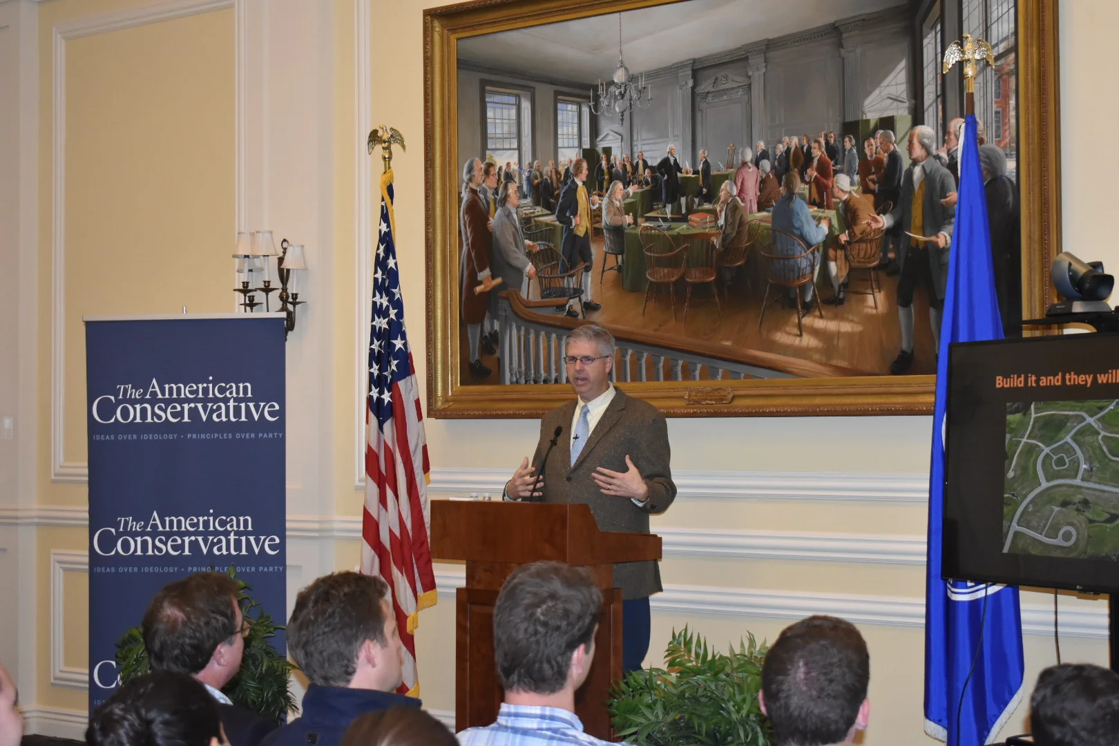 A Curbside Chat in Washington, DC