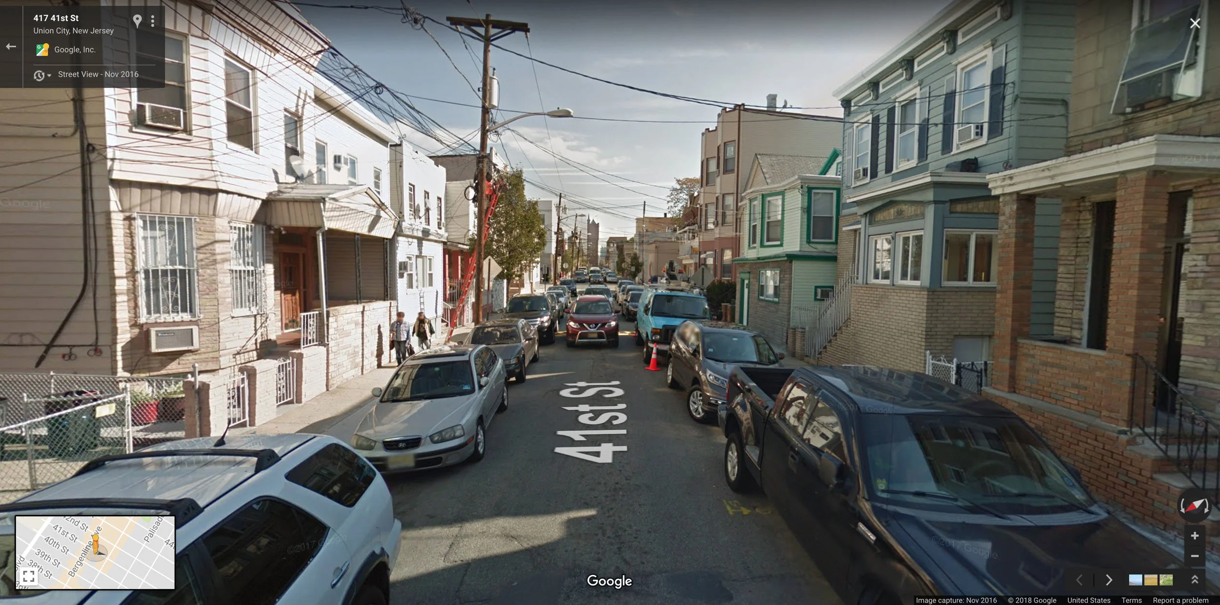 What 51,810 people per square mile looks like at street level.