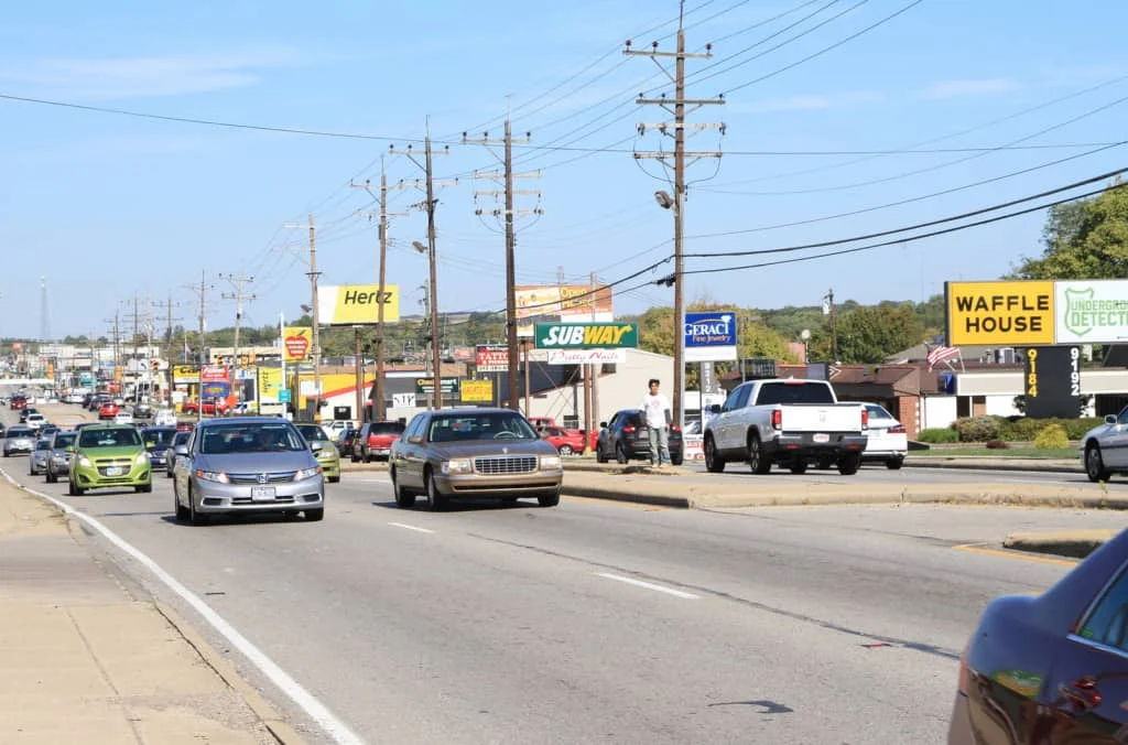 A classic auto-oriented street. (Source: Johnny Sanphillippo)
