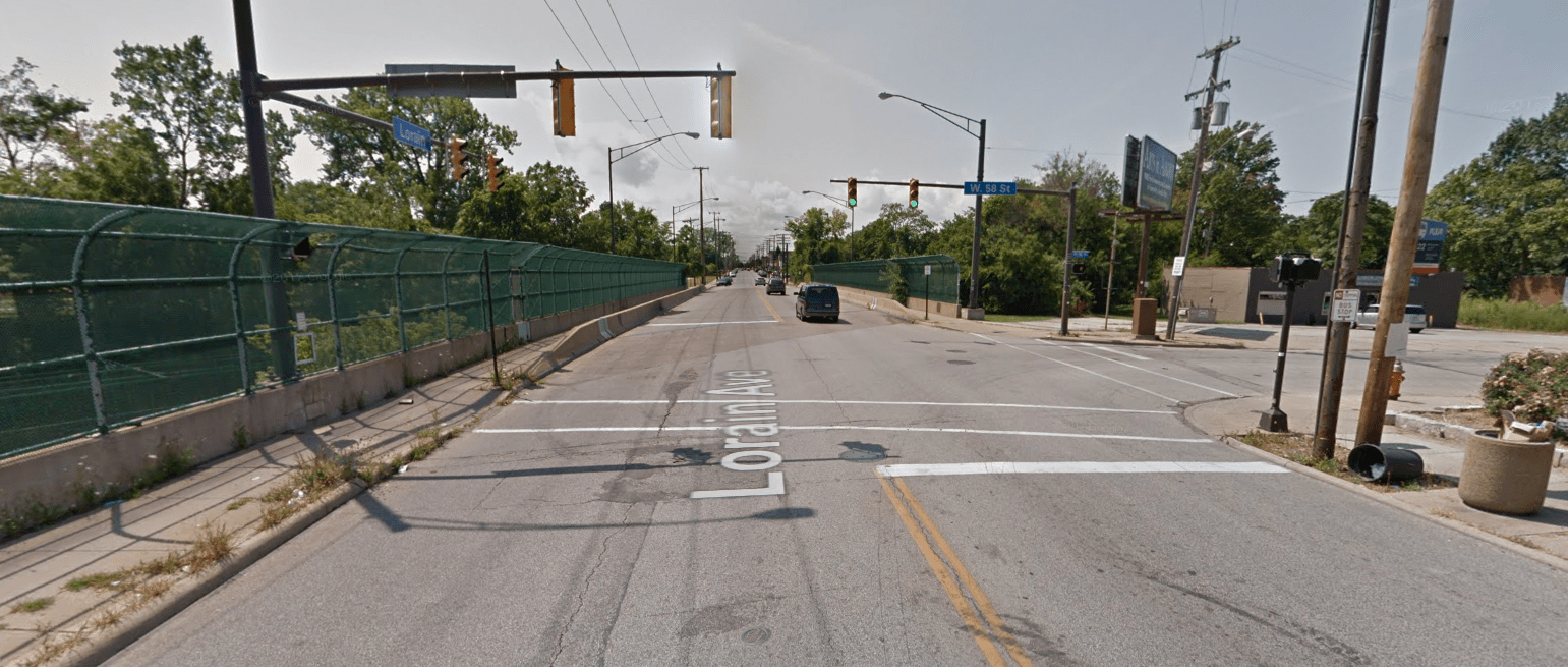 A section of Lorain Avenue that could stand to be a lot more people oriented and a lot less car-centric. (Source: Google Maps)