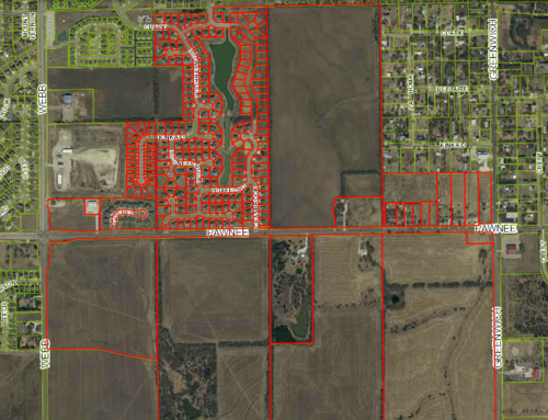 The Pawnee corridor comprises 510 acres of mostly undeveloped land, with some low-density housing development