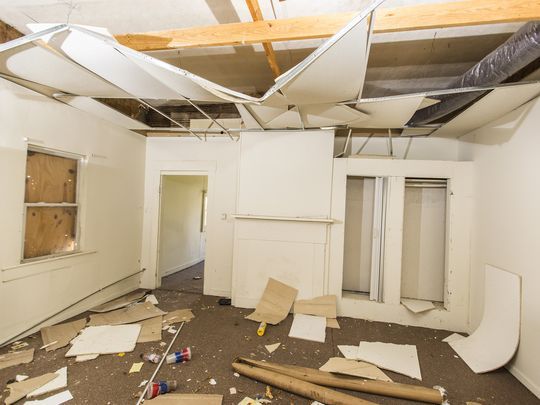 The interior of a home at 1837 Bank St. before renovation. (Photo: Courtesy Kertis Creative)