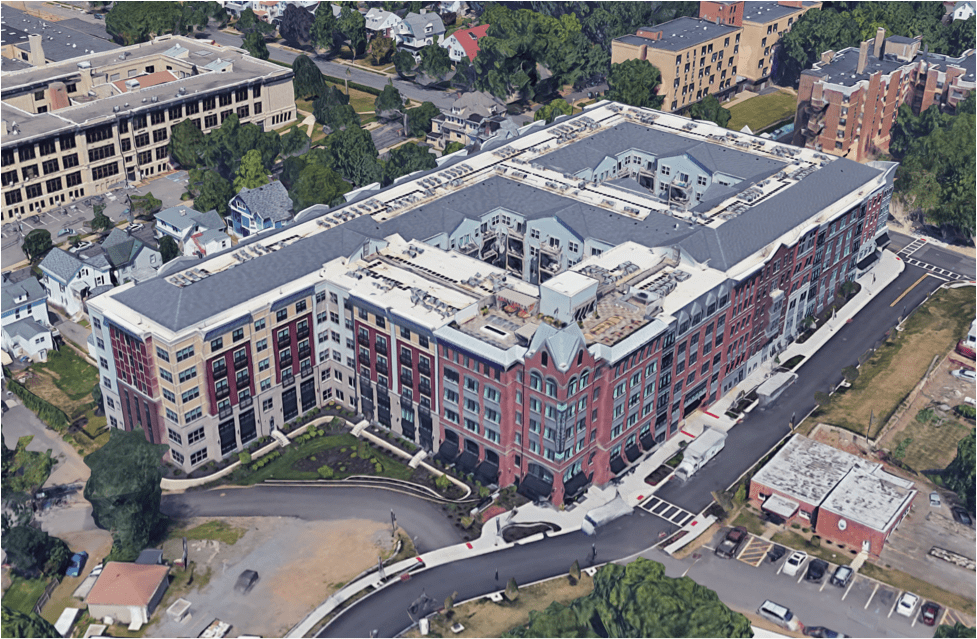 A mixed-income development in Morristown, New Jersey