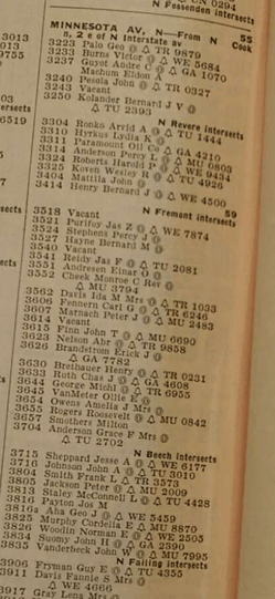 In 1958, hundreds of families lived on N. Minnesota Ave.