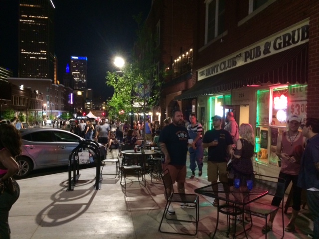 Healthy places are busy both night and day. Photo by Sarah Kobos