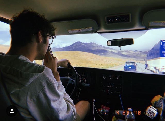 On the road (Photo by Austin Fraser)