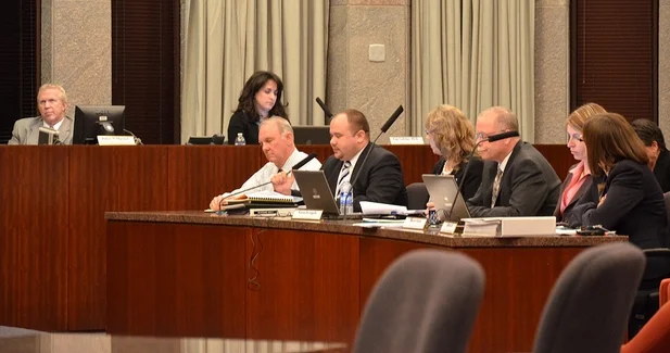 Public meetings get everyone “on the record,” but your 3-5 minutes at the microphone are unlikely to change the outcome. (Photo by Michael Kappel)