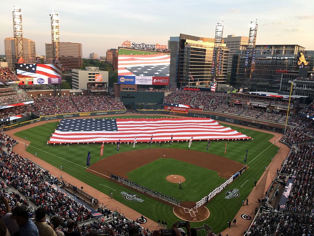The new Atlanta Braves Stadium, SunTrust Park (Source: Thechased )
