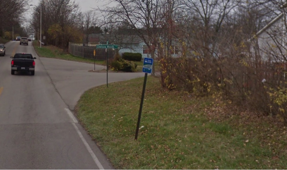 Chelsea Woods’s sad bus stop.