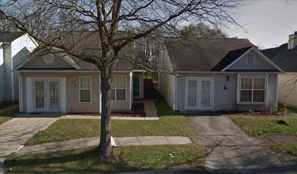 Garages converted into additional living space.