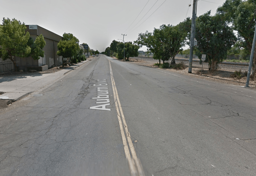 Empty road in Sacramento, CA