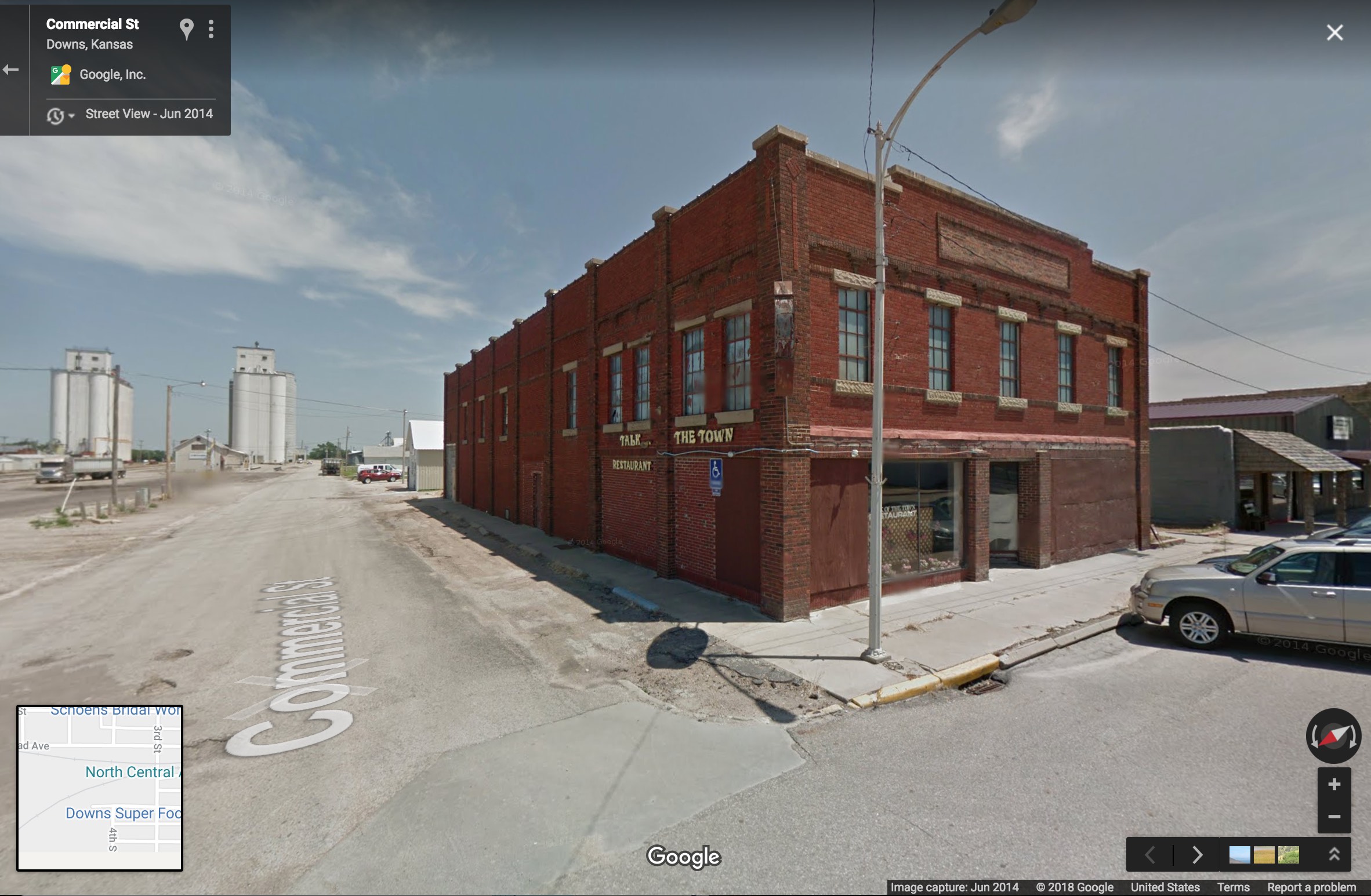 Downs, Kansas. (Source: Google)