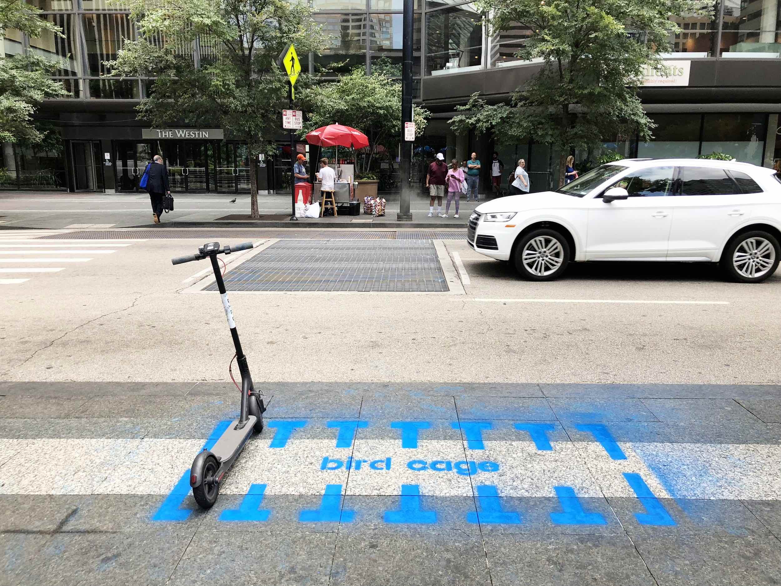 Bird Cage installed in Cincinnati's Fountain Square