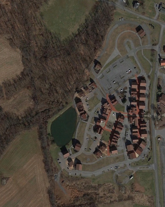 Stoudtburg Village aerial photo. (Source: Google)