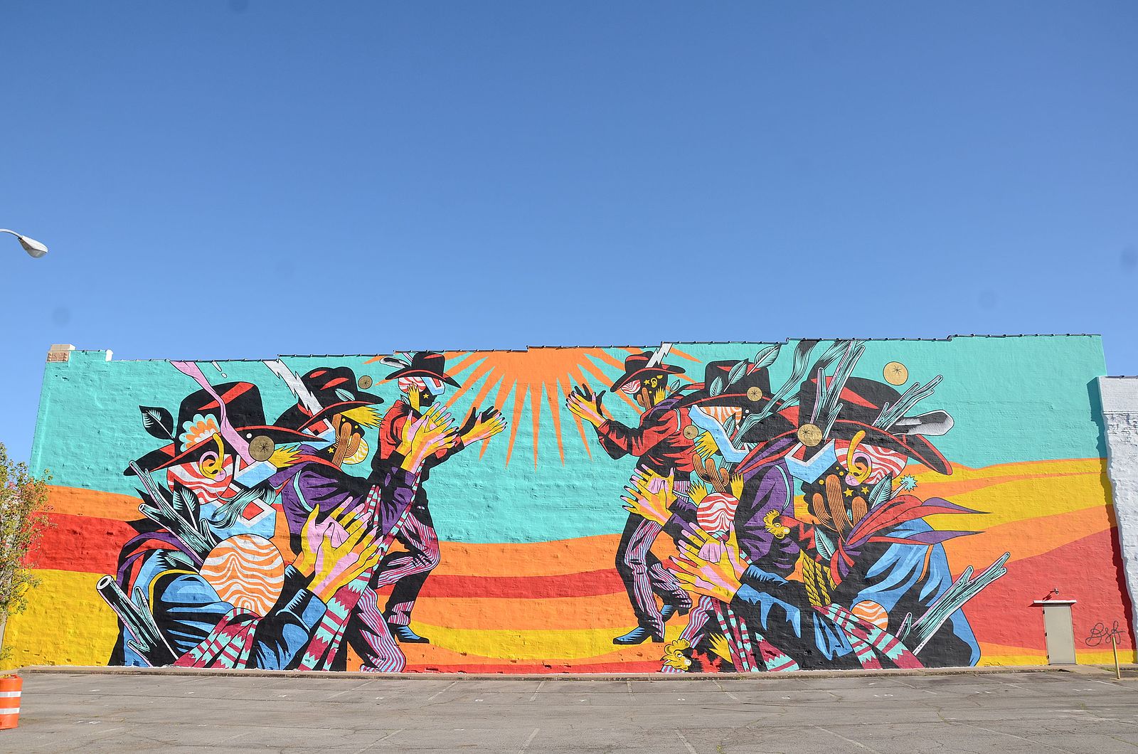  A mural painted as part of The Unexpected. (Source: Wikimedia Commons) 