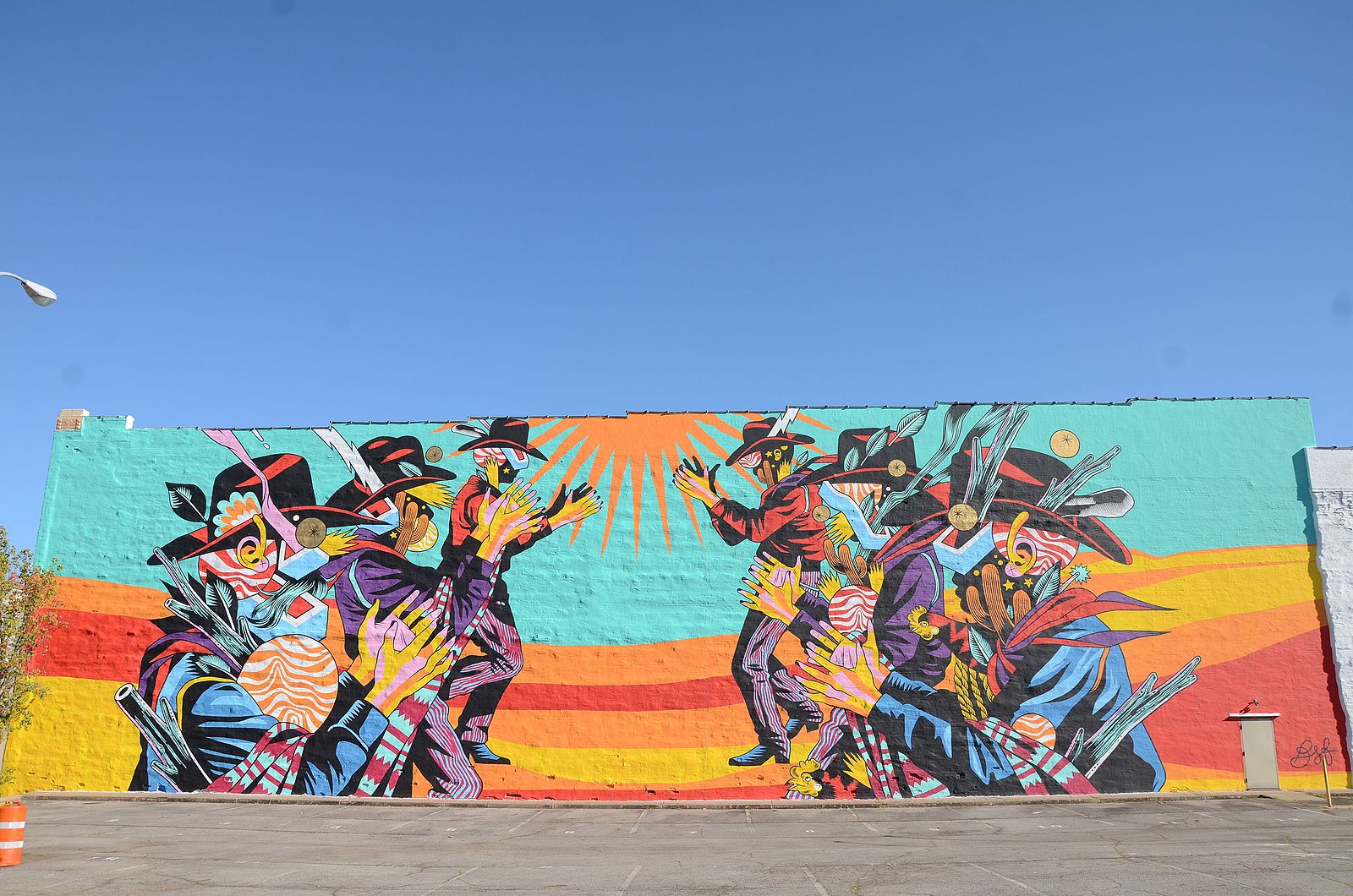 A mural painted as part of The Unexpected. (Source: Wikimedia Commons)