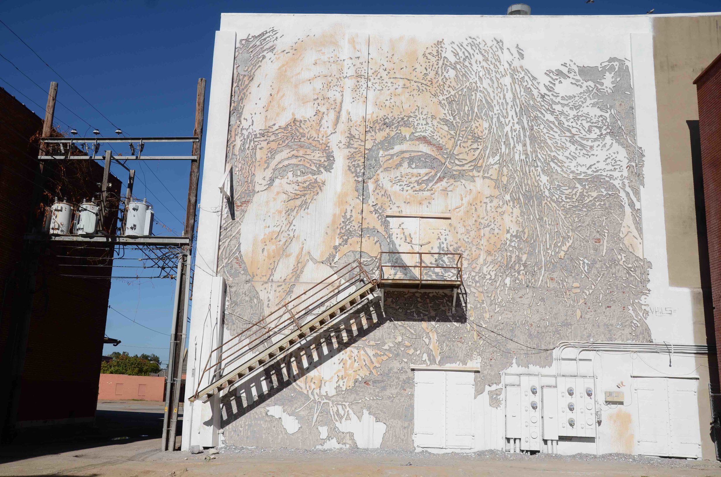  A mural overlooking Garrison Commons, painted as part of The Unexpected. (Source: Wikimedia Commons) 