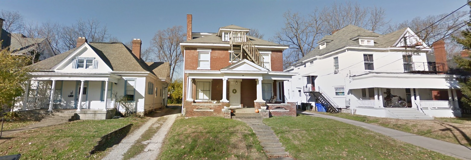 Non-single-family homes along Ayelsford Place (Source: Google)