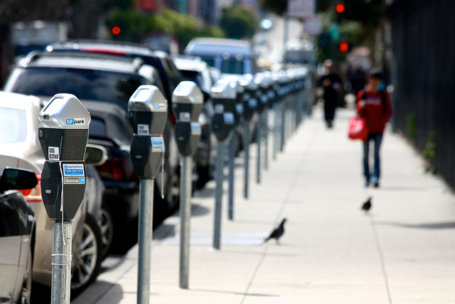 San Francisco has been a North American leader in instituting dynamically priced parking, where the price is adjusted based on demand to minimize cruising. (Image: Panchenks via Flickr )