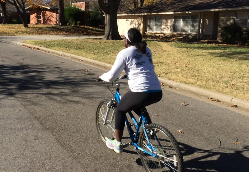 Travel by bike for a different perspective of your city. Photo by Sarah Kobos