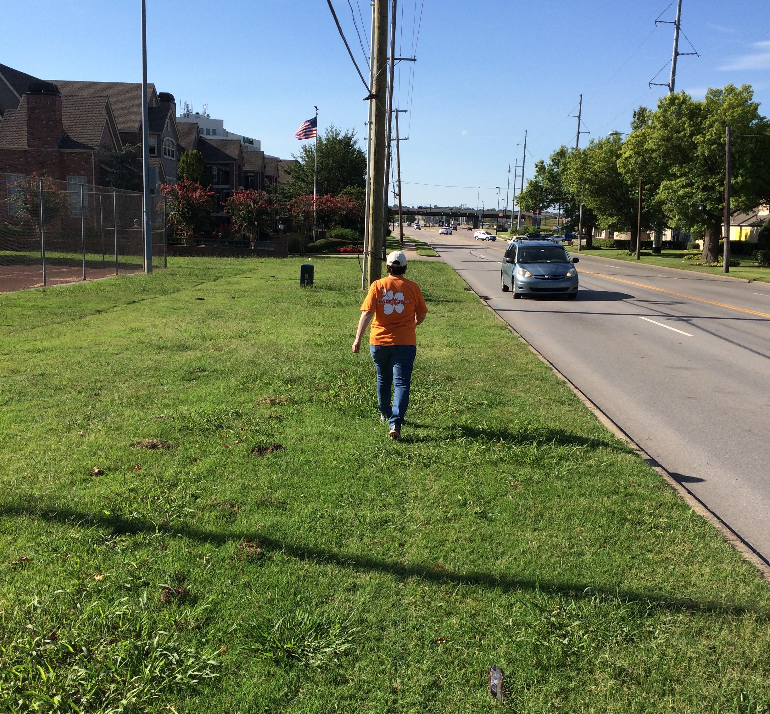 Even short walks can be challenging without basic infrastructure. Photo by Sarah Kobos