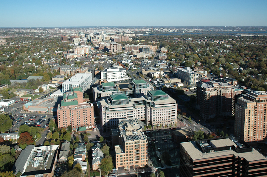 High-density transit-oriented development in Arlington, Virginia. (Wikimedia Commons)
