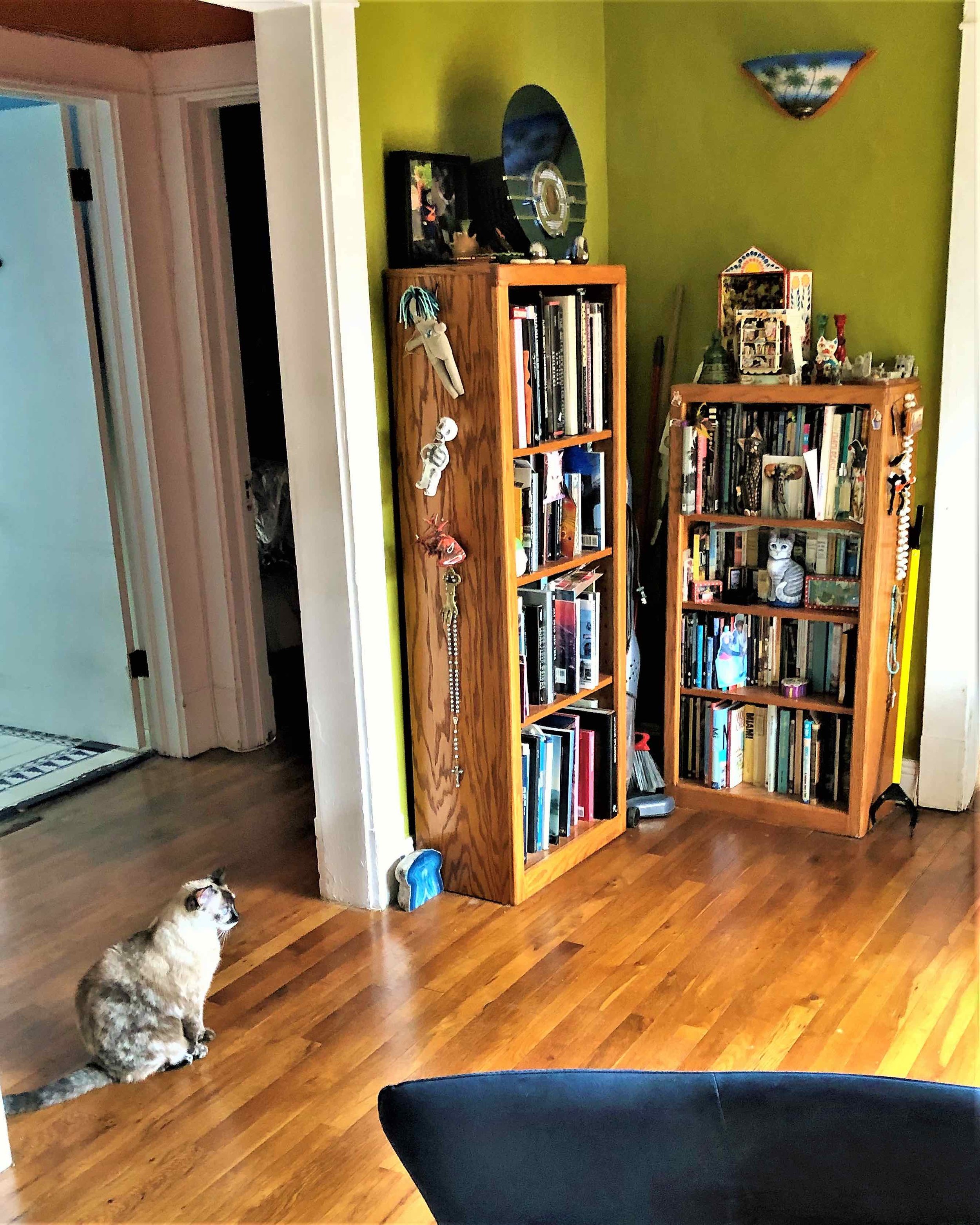  Restored hardwood floor and short central hallway makes for easy wheelchair maneuvering. 