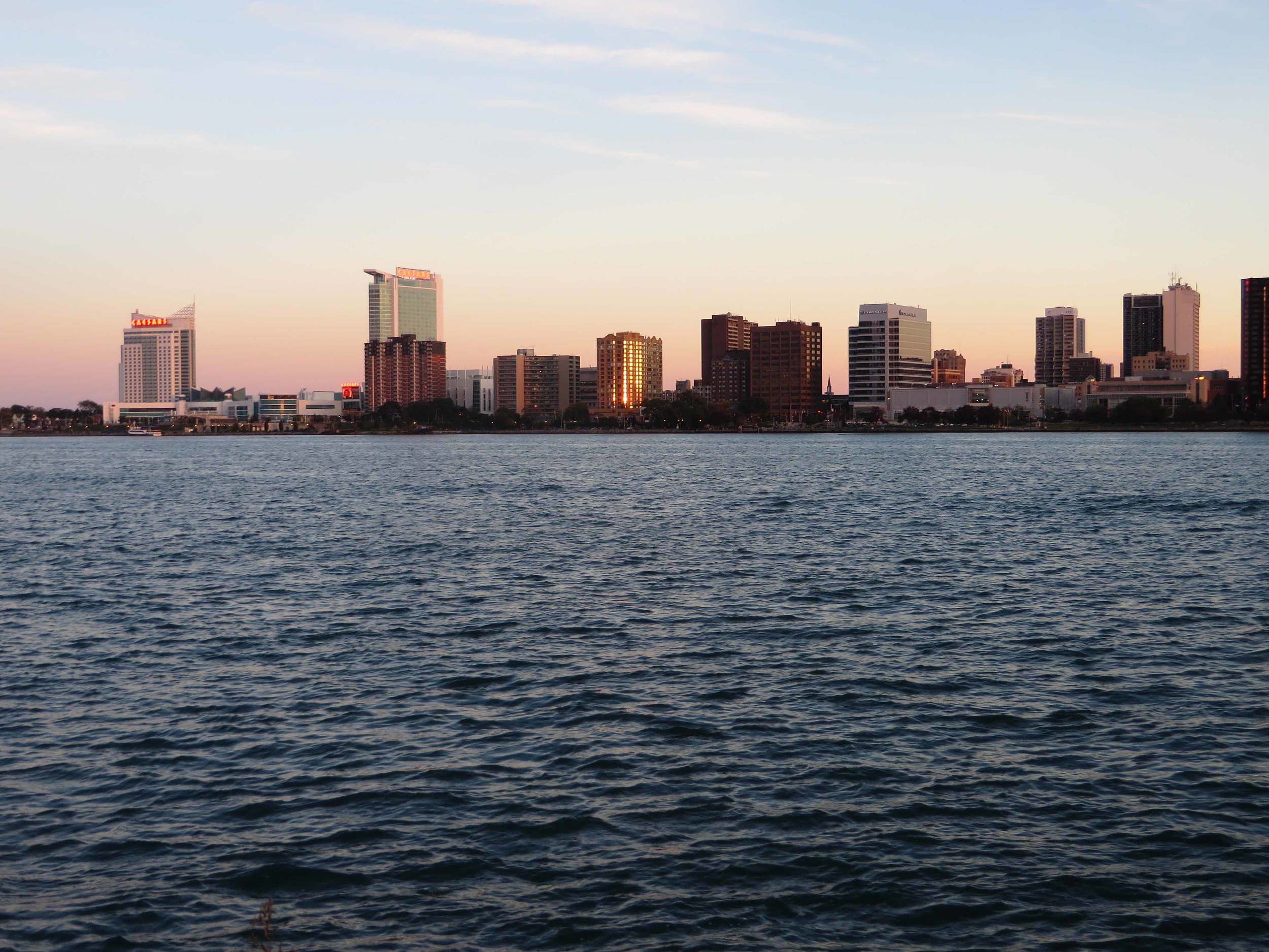 Windsor, ON, as viewed from Detroit, MI. (Image via Wikimedia Commons)