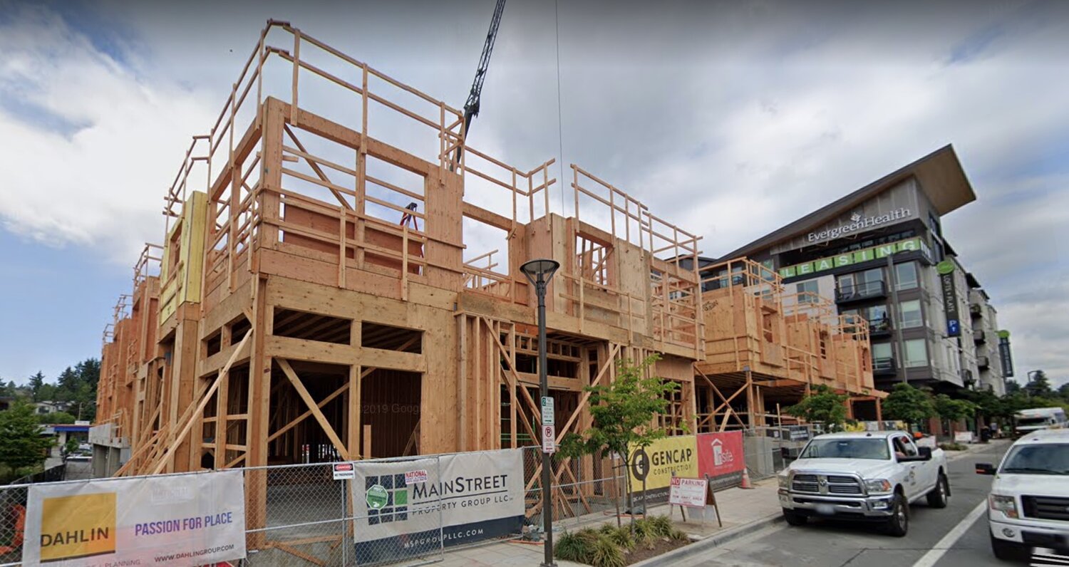 Downtown infill development in Kenmore. (Image: Google)