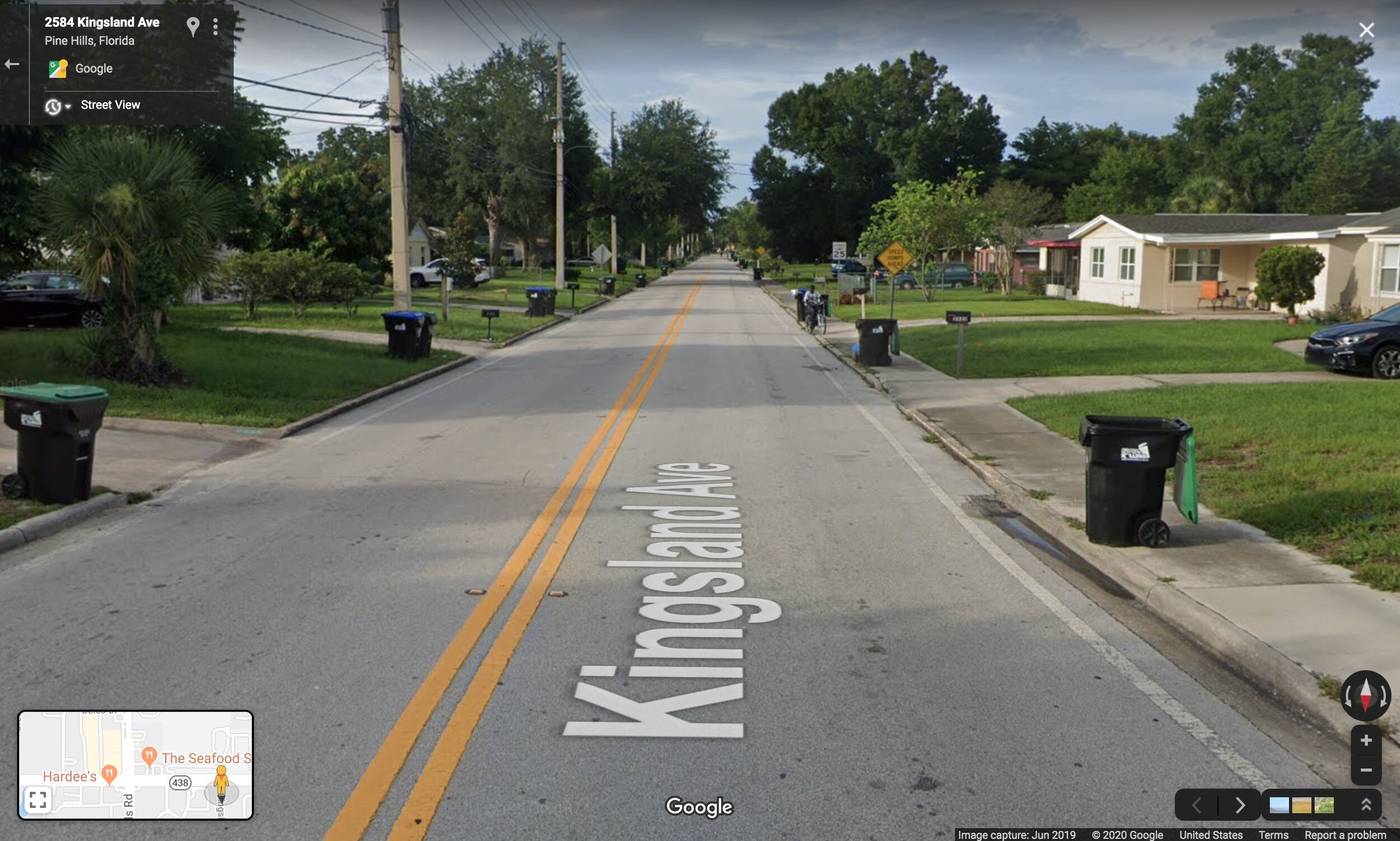  Nearby side streets have narrow, obstructed, or nonexistent sidewalks. 