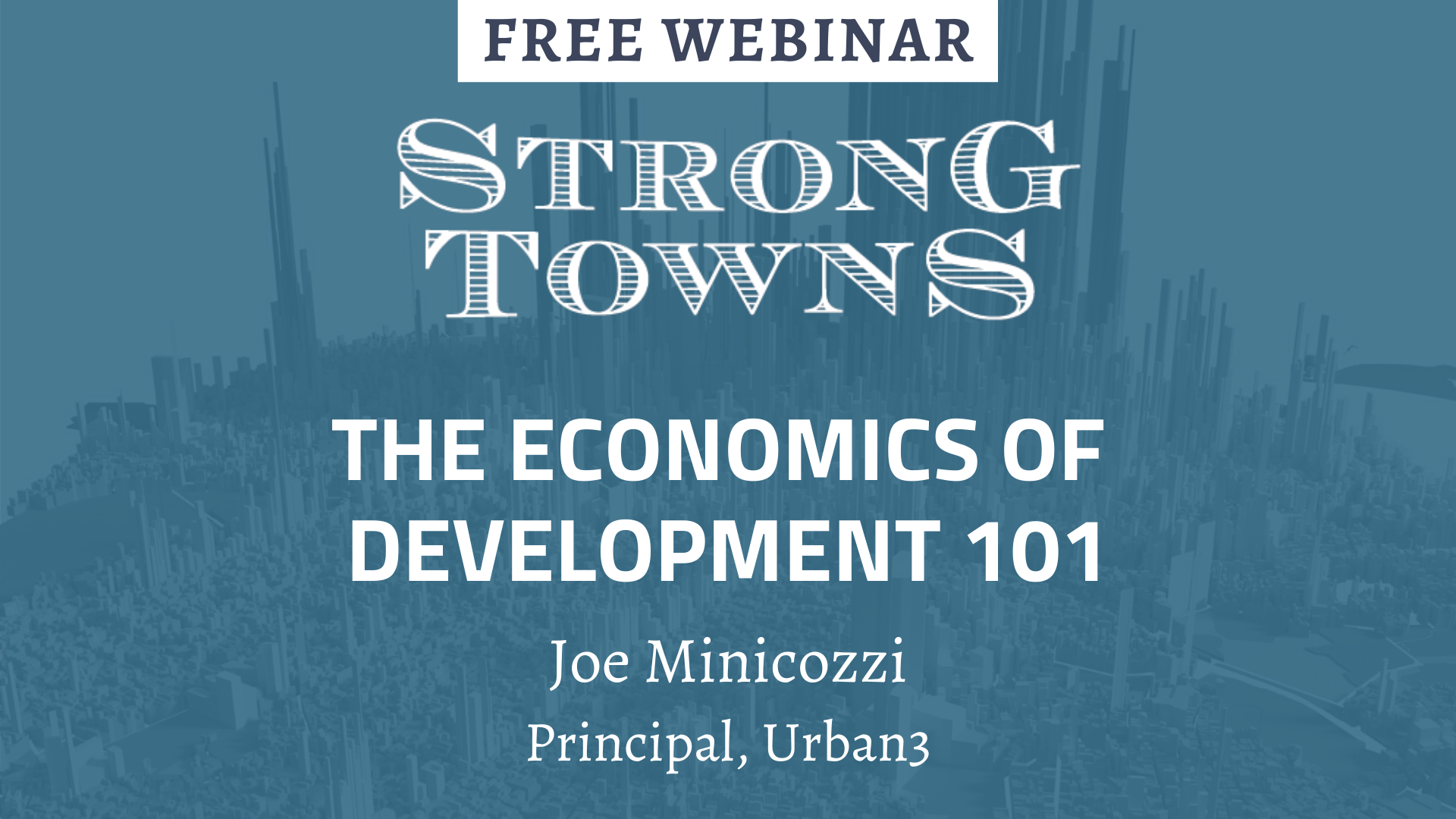The Economics of Development 101 (Webinar)