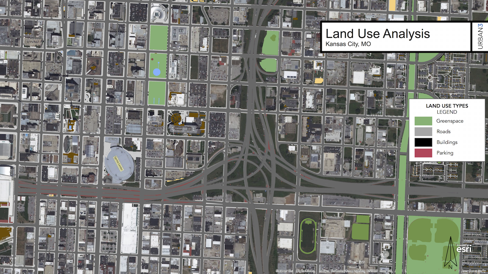 These maps show how parking lots eat U.S. cities - Big Think